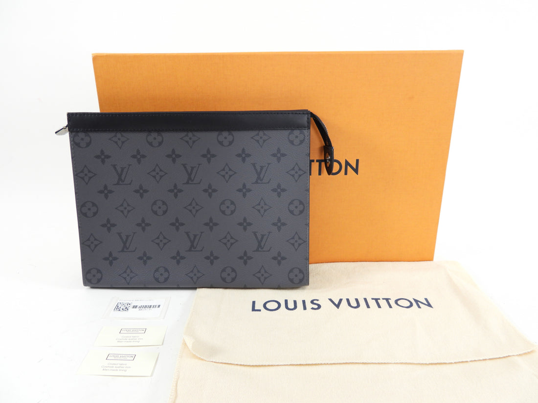 Louis Vuitton Monogram Eclipse Canvas Pochette Voyage MM