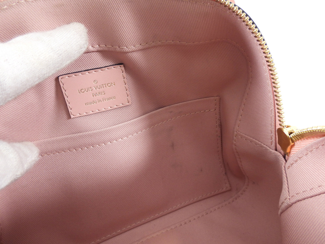 Louis Vuitton Saintonge Monogram Canvas and Pink Leather Crossbody Bag