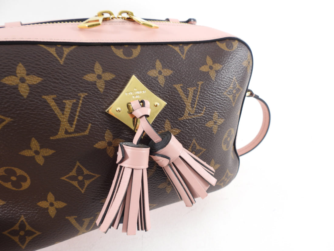 Louis Vuitton Saintonge Monogram Canvas and Pink Leather Crossbody Bag