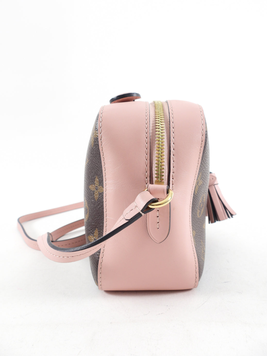 Louis Vuitton Saintonge Monogram Canvas and Pink Leather Crossbody Bag