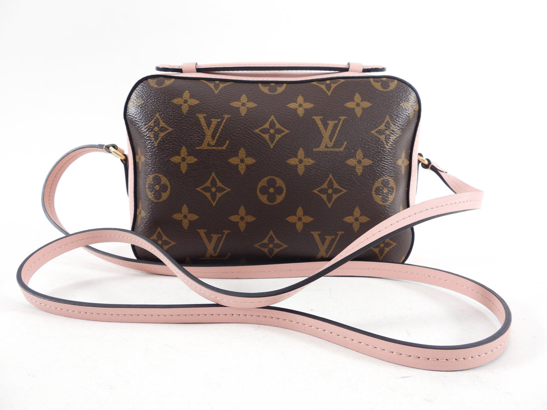 Louis Vuitton Saintonge Monogram Canvas and Pink Leather Crossbody Bag