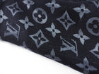 Louis Vuitton Black and Steel Monogram Shine Shawl Scarf