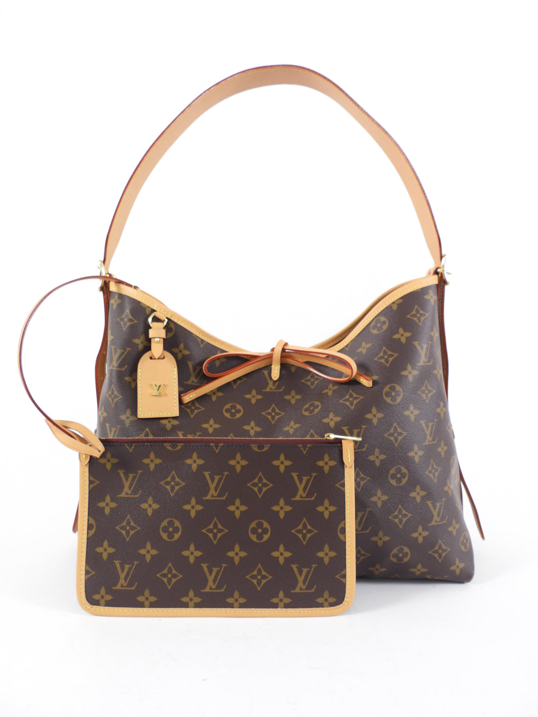Louis Vuitton Carryall MM Monogram Canvas Shoulder Bag