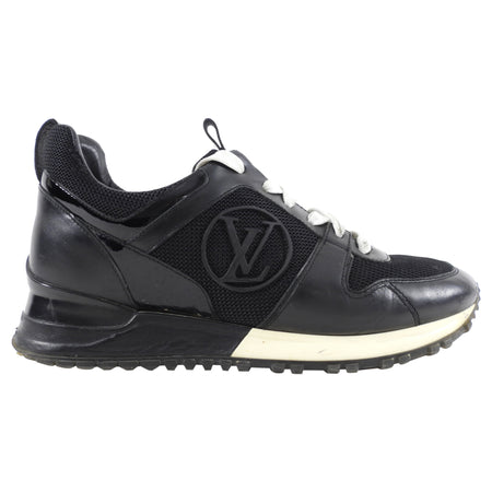 Louis Vuitton Black Logo Sneakers - 35.5