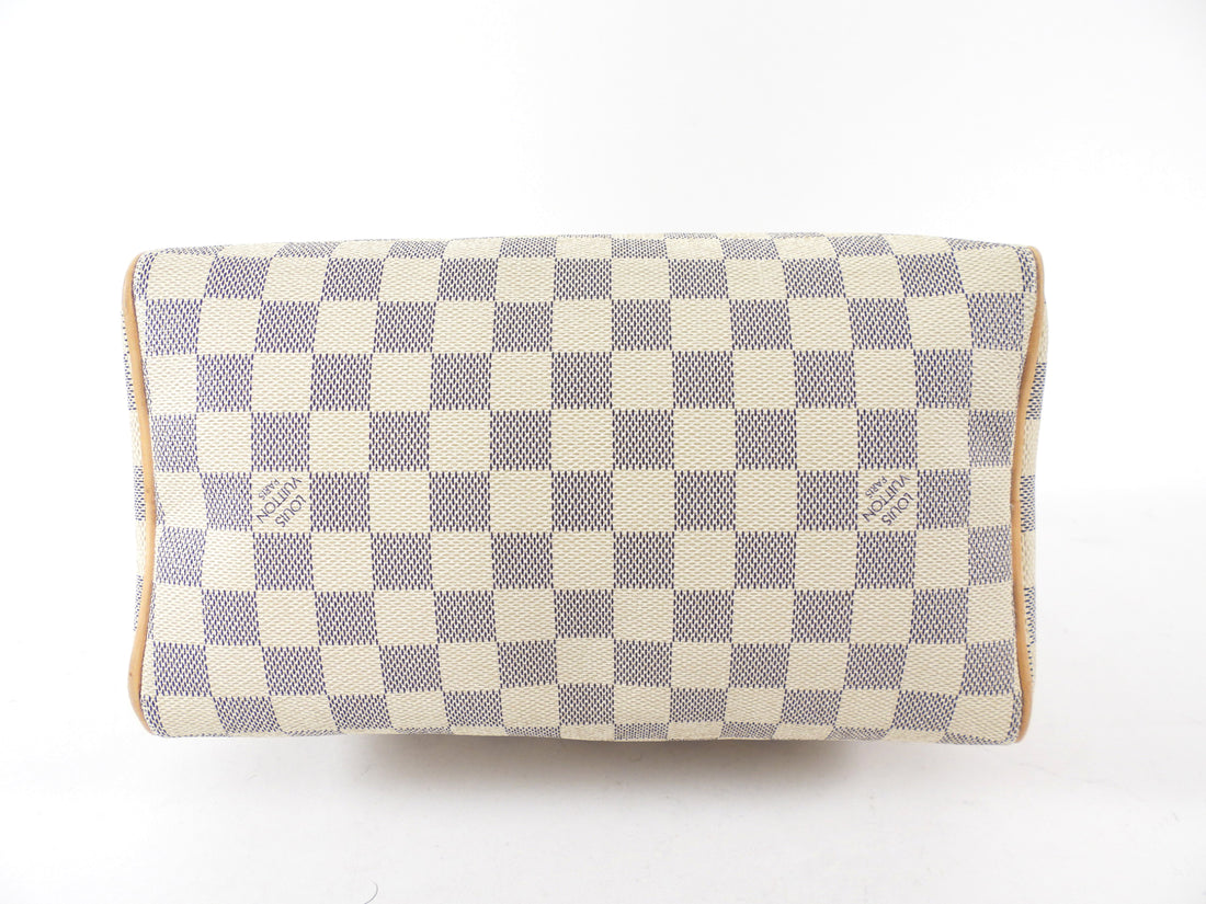 Louis Vuitton Vintage 2007 Speedy 25 Damier Azur Bag