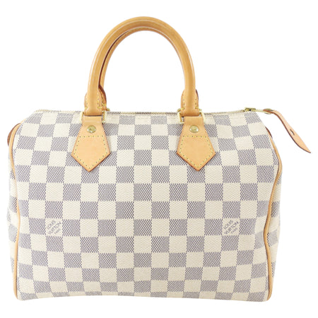 Louis Vuitton Vintage 2007 Speedy 25 Damier Azur Bag