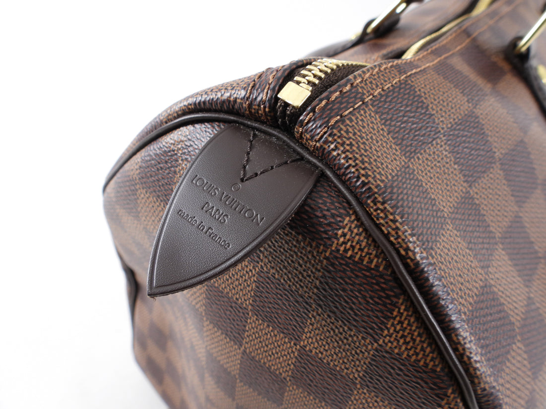 Louis Vuitton Damier Ebene Speedy 35 Bag