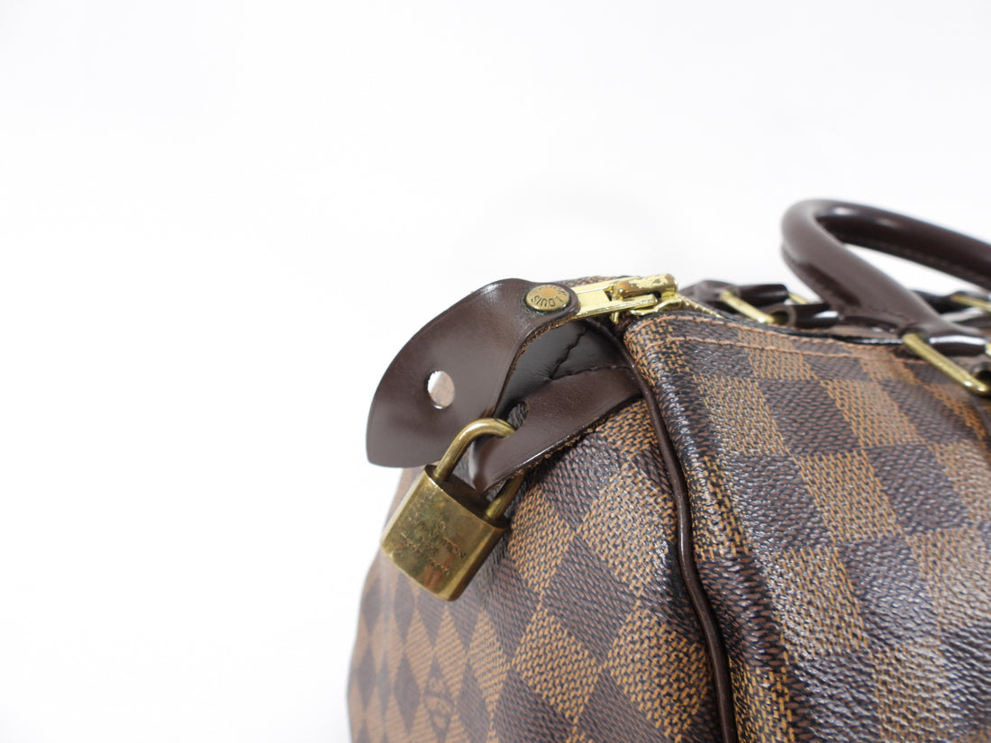 Louis Vuitton Damier Ebene Speedy 30 Bag