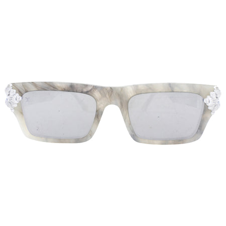 Louis Vuitton Grey Marble Limited Edition Montgomery Sunglasses
