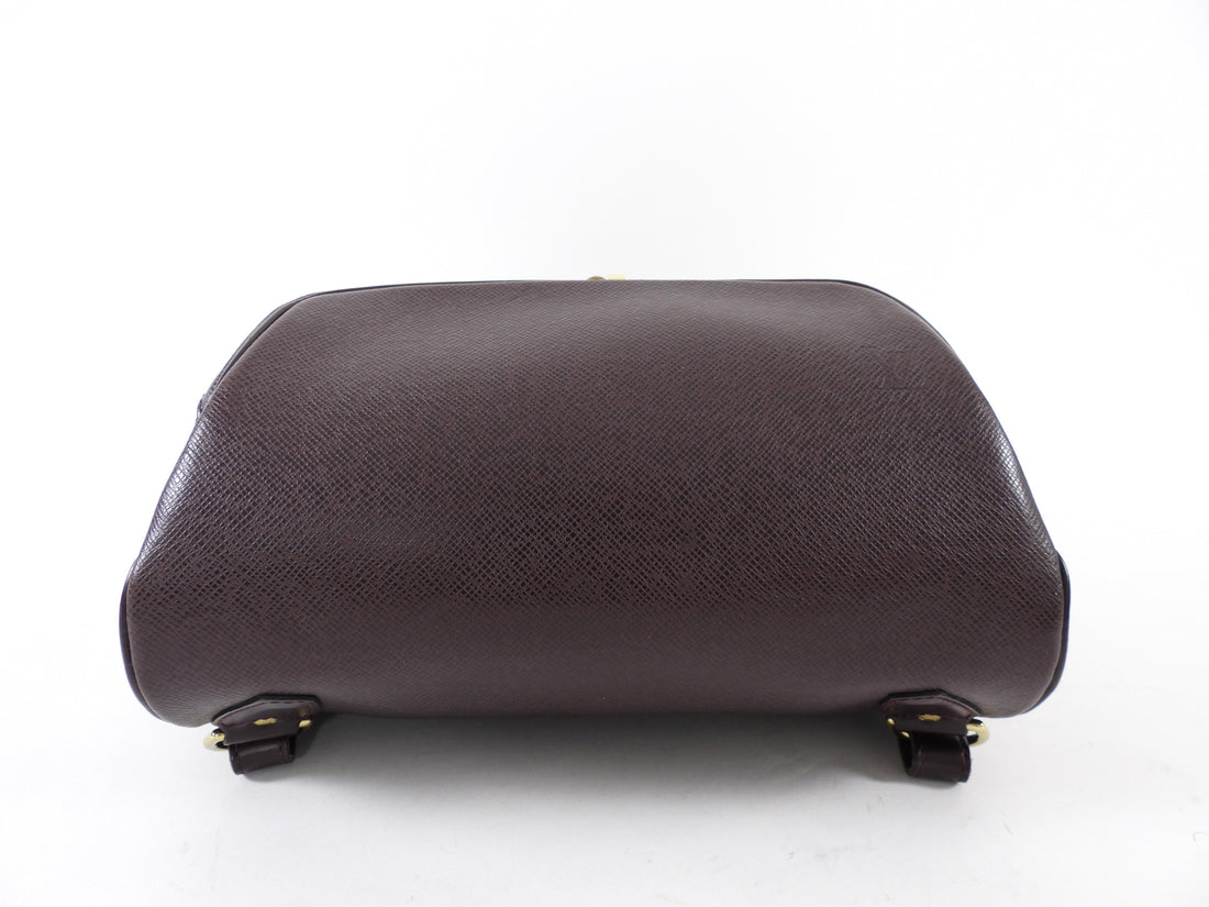 Louis Vuitton Bordeaux Taiga Leather Cassiar Backpack Bag