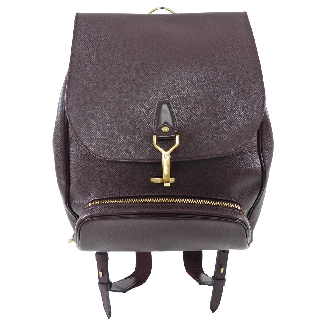 Louis Vuitton Bordeaux Taiga Leather Cassiar Backpack Bag