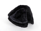 Louis Vuitton Black and White 1854 Brocade Beaver Fur Trim Trapper Hat - S