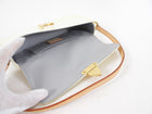 Louis Vuitton Ivory Perle Vernis Malibu Street Baguette Shoulder Bag