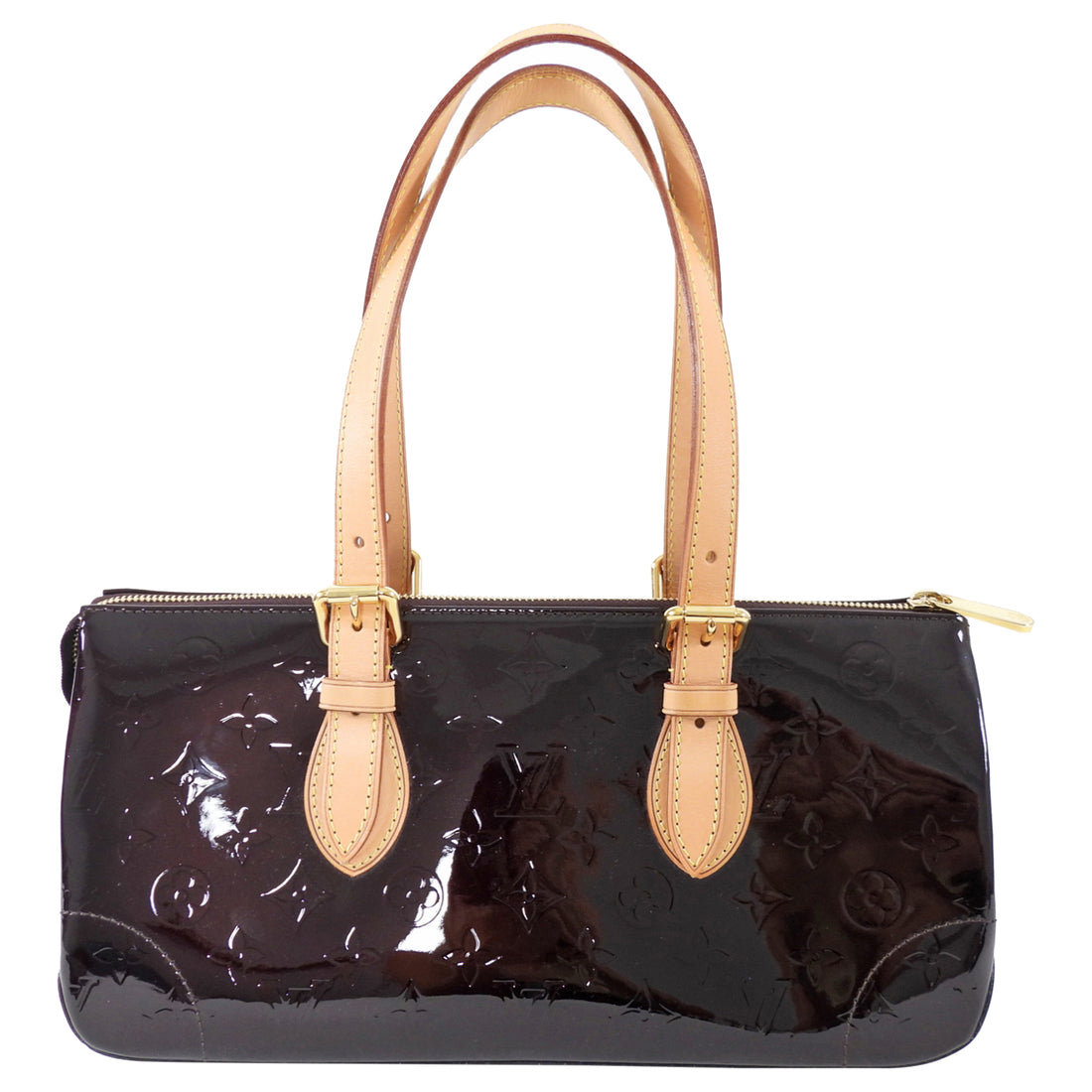 Louis Vuitton Amarante Vernis Rosewood Avenue East West Bag