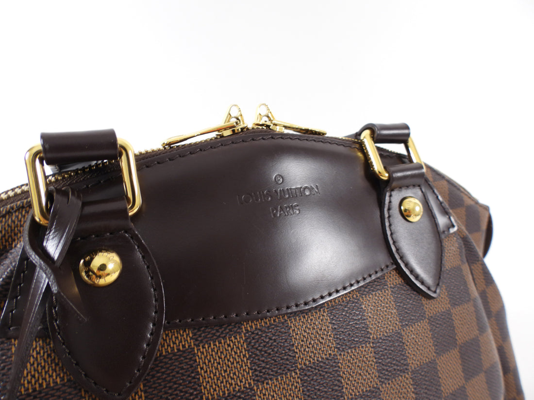 Louis Vuitton Brown Check Damier Verona PM Bag