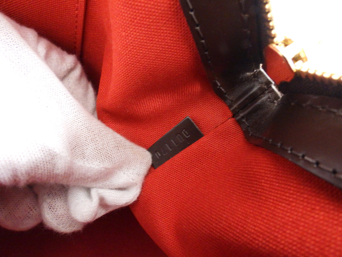 Louis Vuitton Brown Check Damier Verona PM Bag