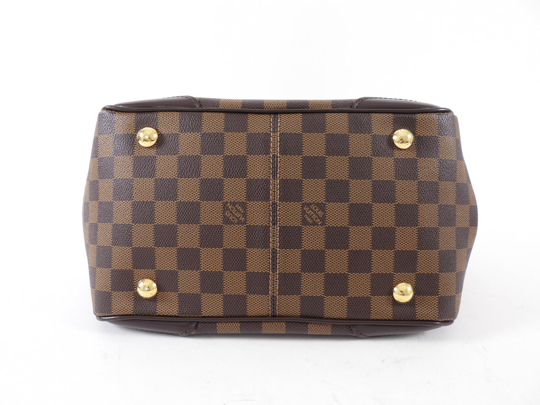 Louis Vuitton Brown Check Damier Verona PM Bag