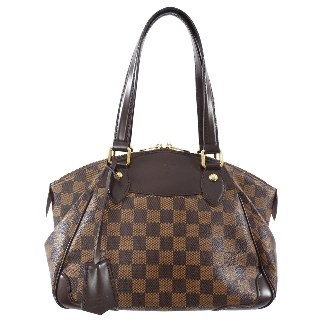Louis Vuitton Brown Check Damier Verona PM Bag