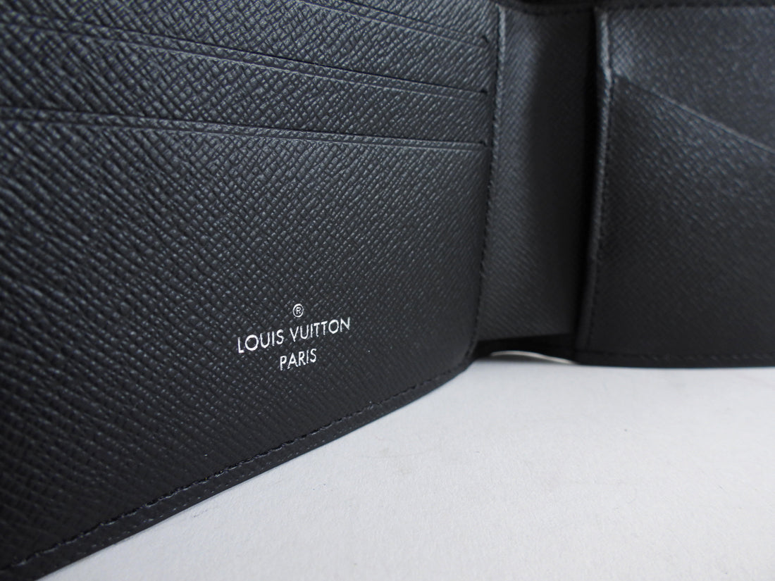 Louis Vuitton Monogram Eclipse Black and grey Multiple Bi-Fold Wallet