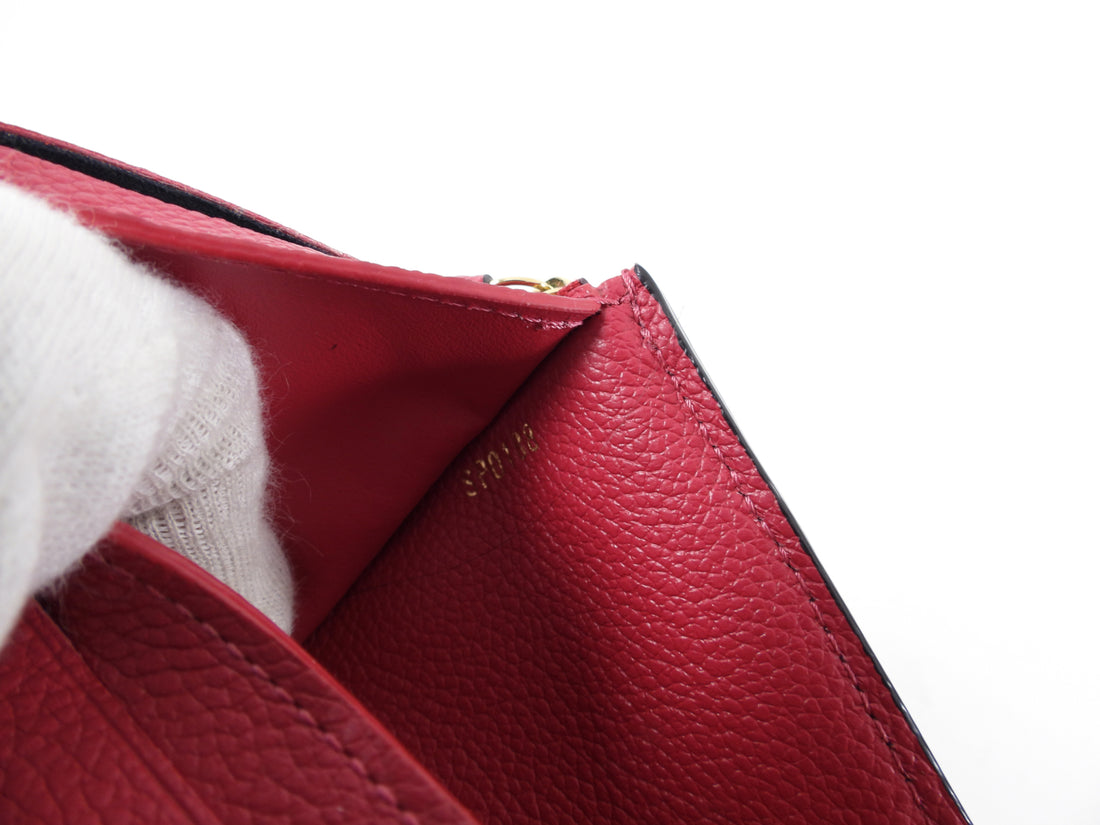 Louis Vuitton Freesia Empreinte Leather Victorine Compact Wallet