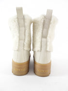 Mackage Hero-WSH Ivory Platform Shearling Snow Boot - 37