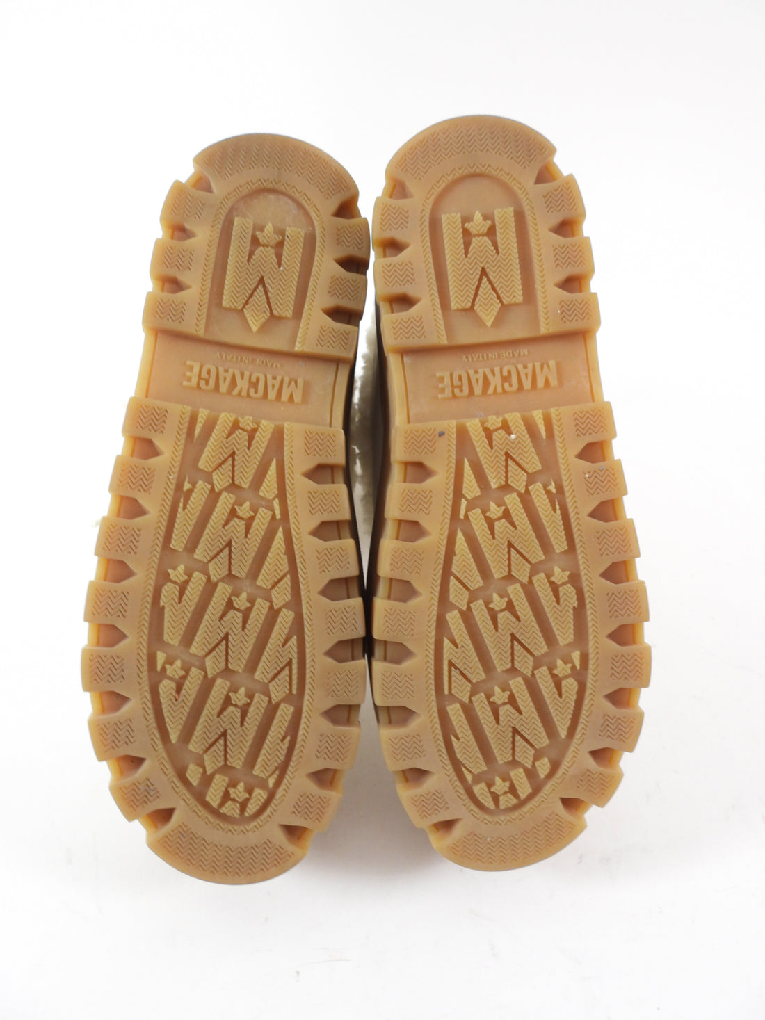 Mackage Hero-WSH Ivory Platform Shearling Snow Boot - 37