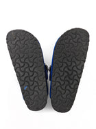 Birkenstock x Manolo Blahnik Blue Velvet Boston Crystal Clogs - 37
