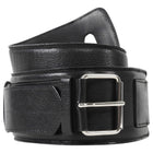 Maison Martin Margiela Black Leather Asymmetrical Waist Belt - 75