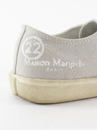 Maison Margiela Light Grey Cloth Tabi Low Top Sneakers - 35.5