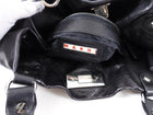 Marni Black Leather Two-Way Hobo Bag