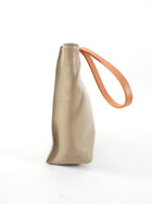 Marni Two Tone Beige Leather Off Museo Clutch Wristlet Bag