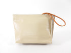 Marni Two Tone Beige Leather Off Museo Clutch Wristlet Bag