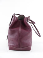 Goyard Plum Leather Goyardine Logo Bellechasse Biaude Shoulder Bag