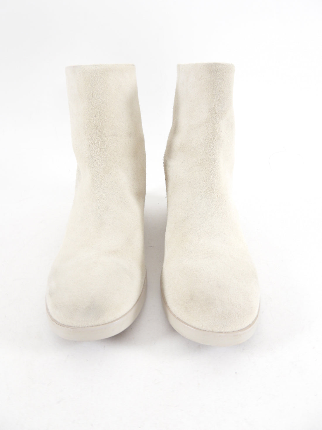 Marsell Ivory Suede Ankle Boot - 37
