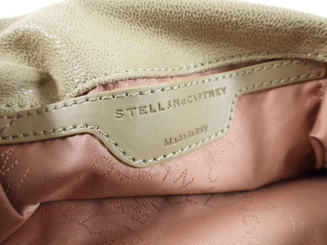 Stella McCartney Beige Vegan Falabella Mini Tote Bag