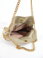 Stella McCartney Beige Vegan Falabella Mini Tote Bag
