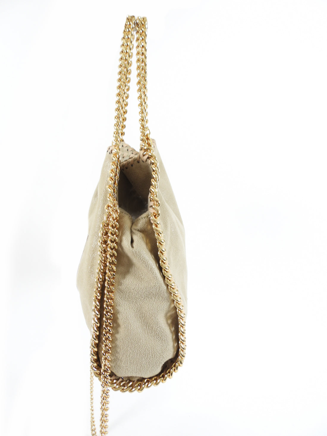 Stella McCartney Beige Vegan Falabella Mini Tote Bag