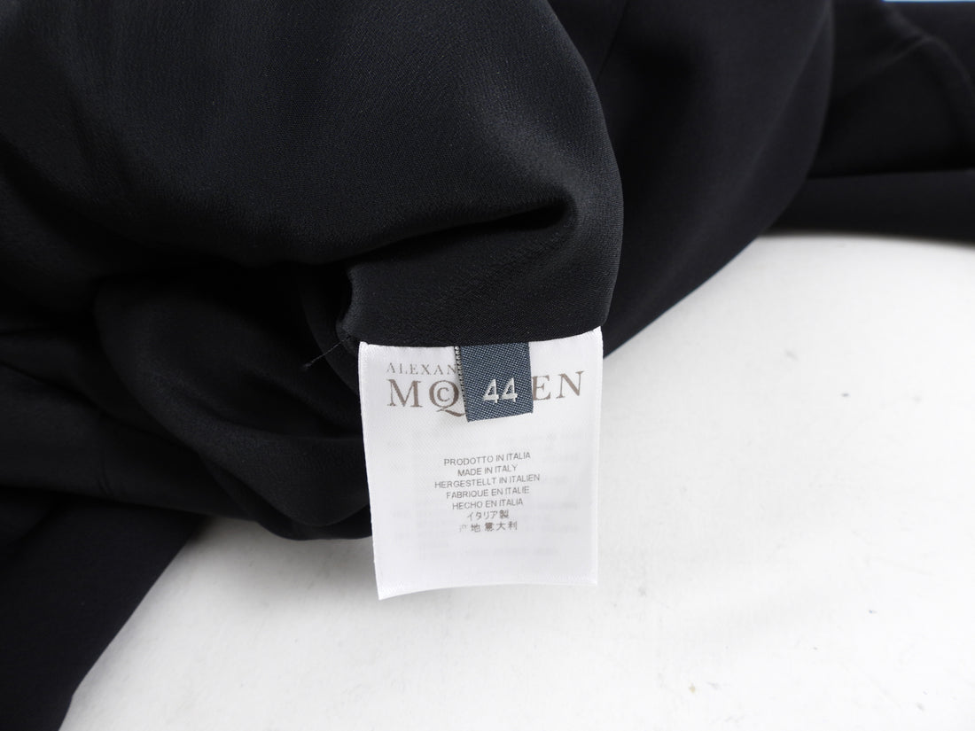 Alexander McQueen Black Dress Coat - IT44 / 8