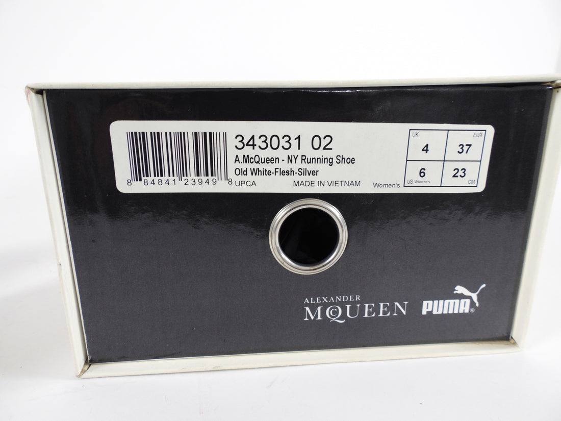 Alexander McQueen x Puma Vintage 2006 Limited Edition Silver Sneakers - 6