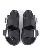 Alexander McQueen Black Rubber Sandals - 37