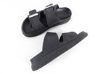 Alexander McQueen Black Rubber Sandals - 37