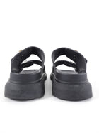 Alexander McQueen Black Rubber Sandals - 37
