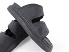 Alexander McQueen Black Rubber Sandals - 37