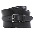 Alexander McQueen Black Leather Wide Waist Cincher Belt - 95 / 38