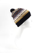 Missoni Mustard Brown Zig Zag Knit Hat