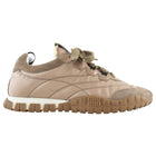 Miu Miu Beige Nylon Suede Trim Tyre Low-Top Sneakers - 37