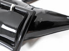 Miu Miu Black Patent Leather Buckle and Red Faux Fur Block Heels - 38