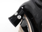 Miu Miu Black Patent Jewel Heel Ankle Boot - 38 / 7.5