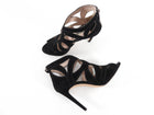 Miu Miu Black Suede Caged heels - 37