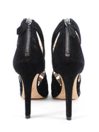 Miu Miu Black Suede Caged heels - 37
